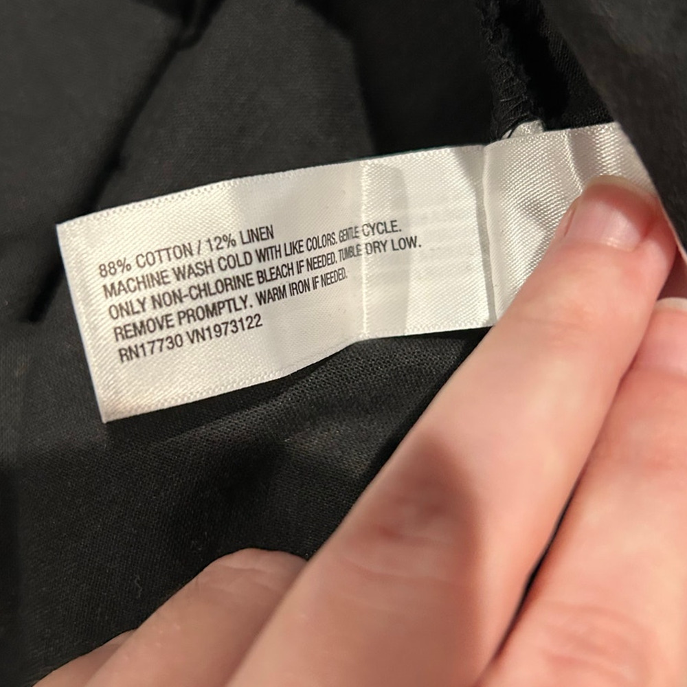 UNIVERSAL THREAD NWT $35 Black Button Down Mini S… - image 9